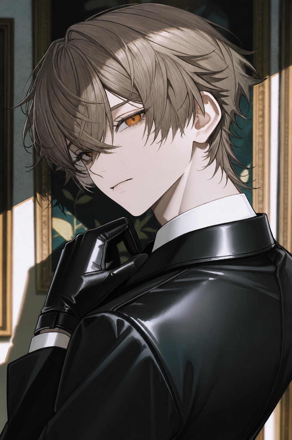 黒手袋の調
