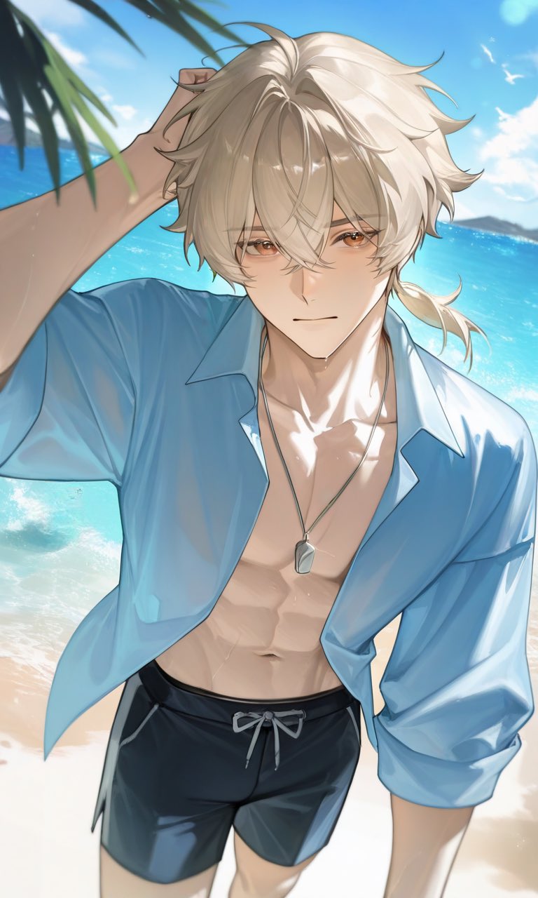 浴衣の月城